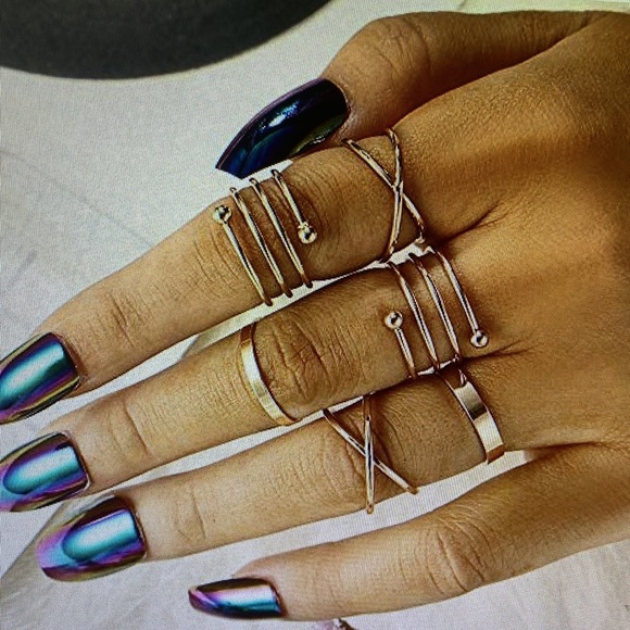 Knuckle Stacking Rings - Picture 2 of 2